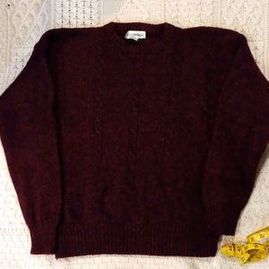 Stockbridge Shetland wool vintage sweater Vtg Granola Indie Grunge